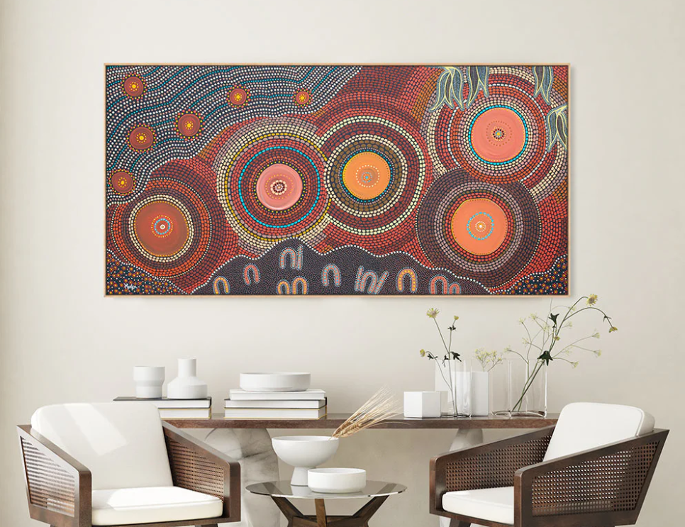 Connectedness 40x80cm / Framed Print canvas