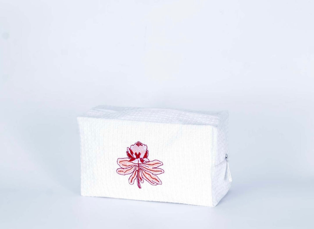Waratah Recycled Cotton Waffle Vanity Case