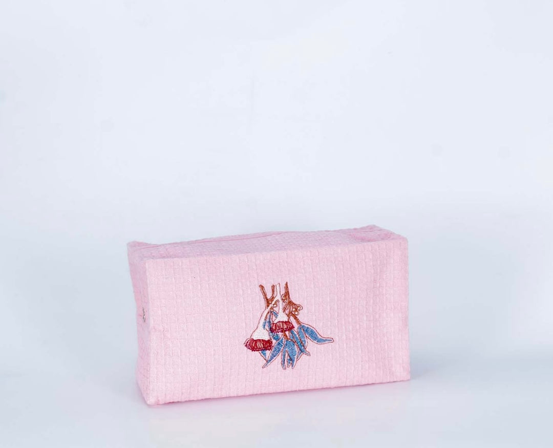 Flowering Gum Recycled Cotton Waffle Vanity Case