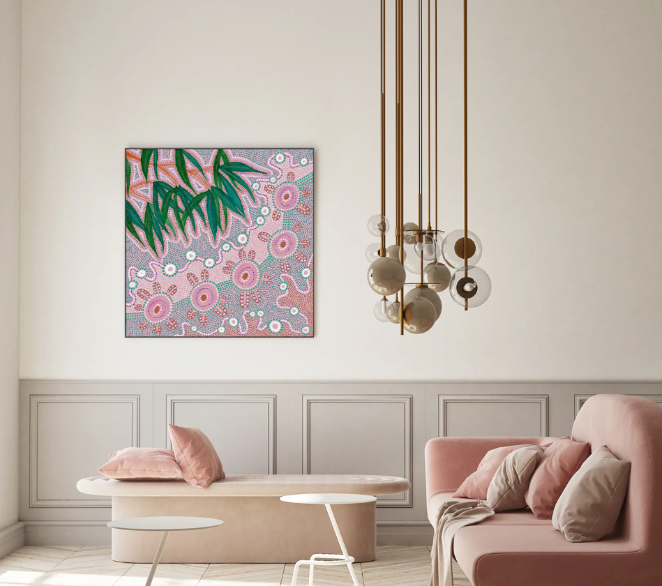 Gather Together 50x50cm / Framed Canvas