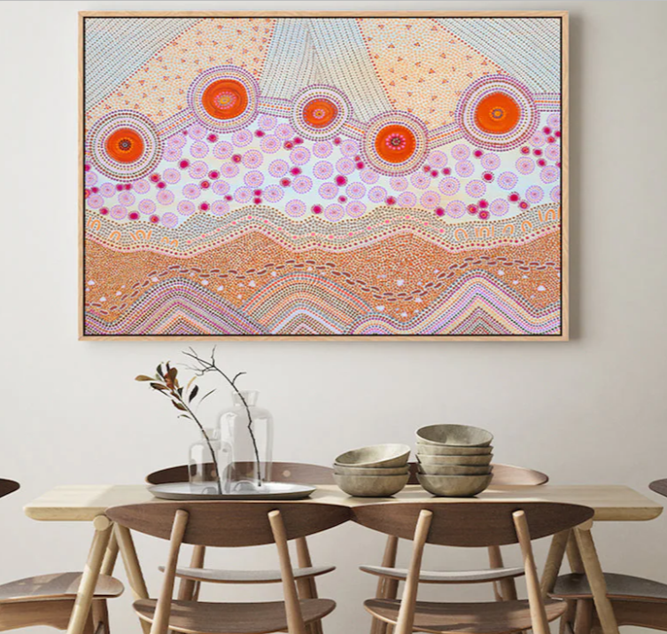 Connected To Country 40x60cm / Framed Canvas Print