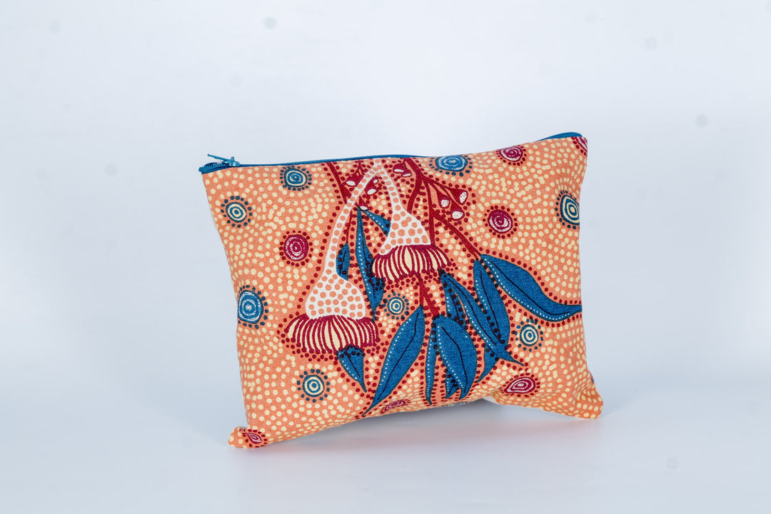Flowering Gum Recycled cotton utility pouch
