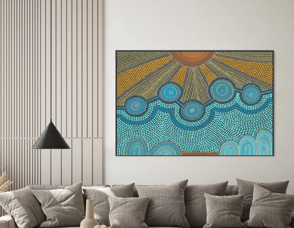Under the Sun 70x100cm / Framed Canvas Print