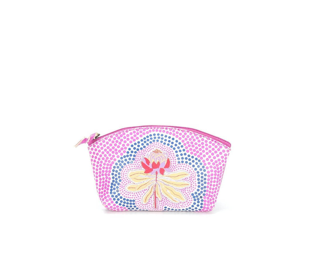 Waratah Genuine Leather Purse 14.5 X 9cm