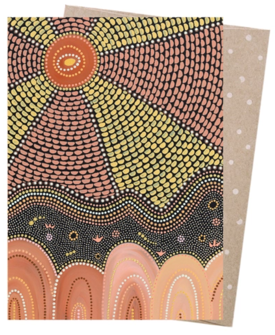 Greeting Card - Country Layers
