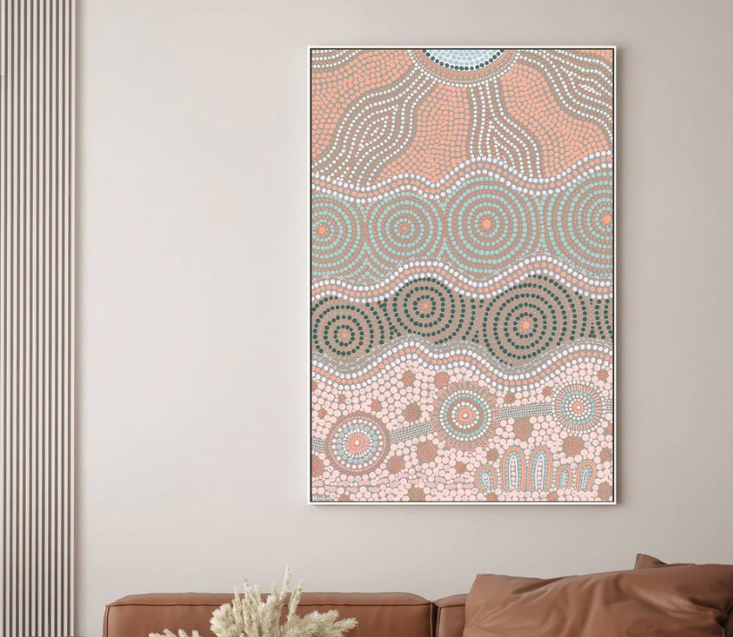 Modern art prints for living room