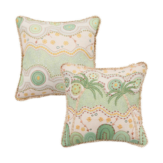 Sacred Stillness by Domica Hill Cushion