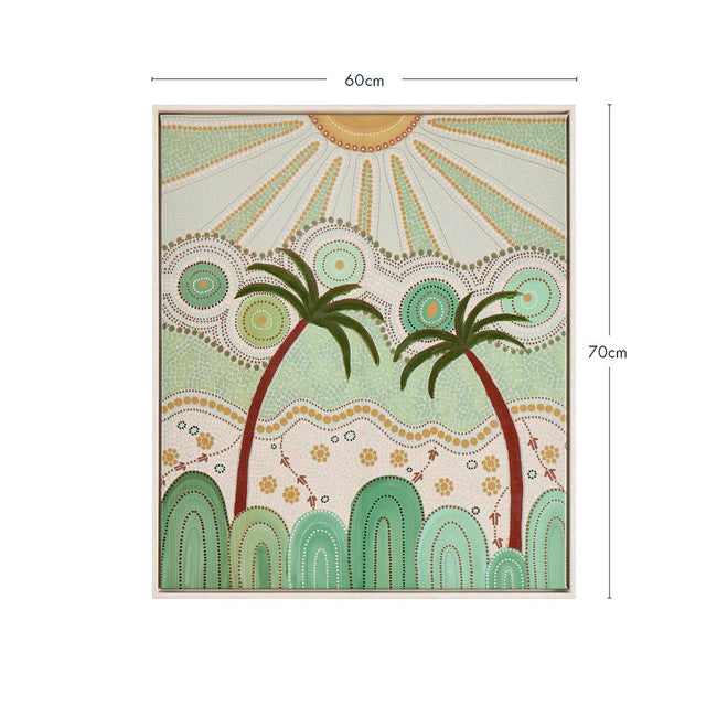 Sacred Stillness Domica Hill Canvas Wall Art