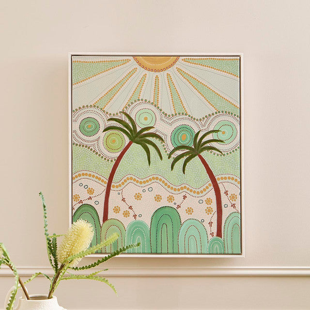 Sacred Stillness Domica Hill Canvas Wall Art