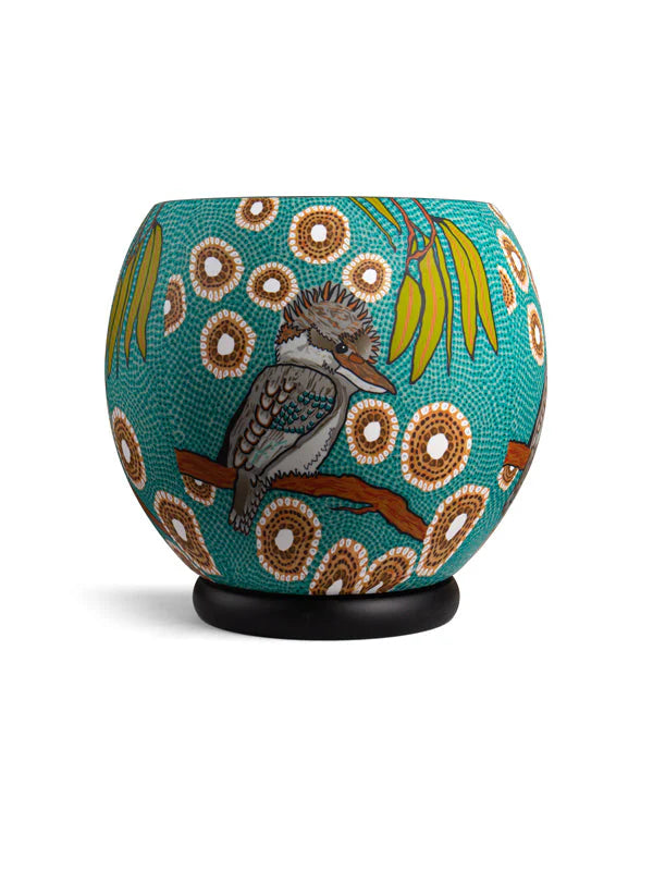 Aboriginal Kookaburra 30cm Lamp