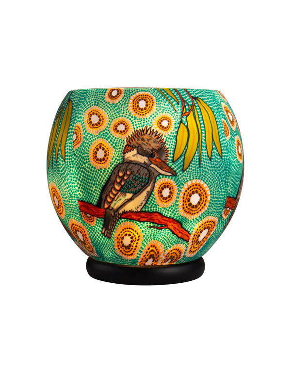 Aboriginal Kookaburra 30cm Lamp