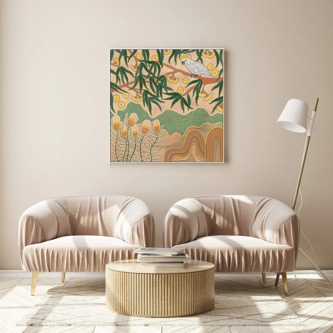 Tuka Mari 90x90cm / Framed Canvas Print