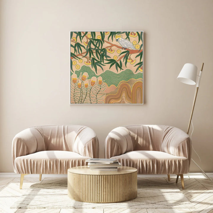 Tuka Mari 90x90cm / Framed Canvas Print