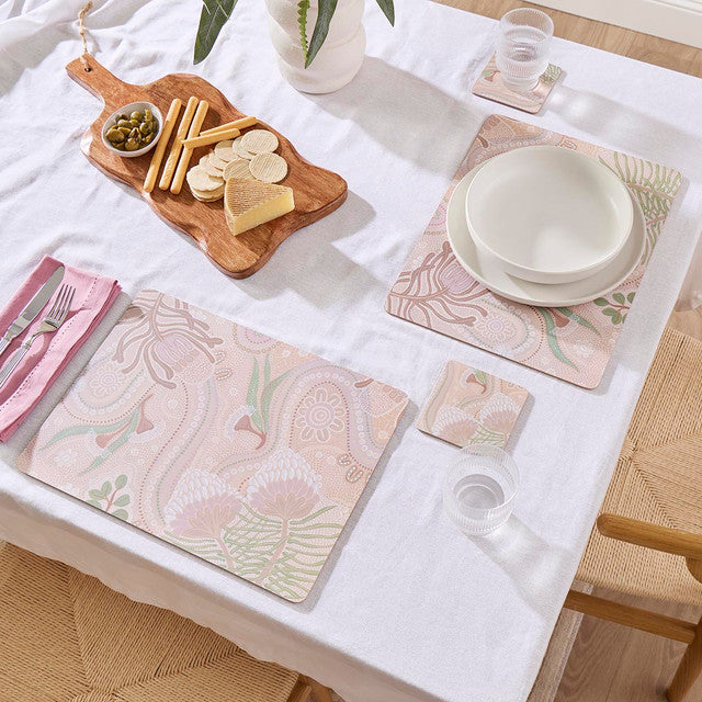 Paths of Rest Cork Placemat Set of 6