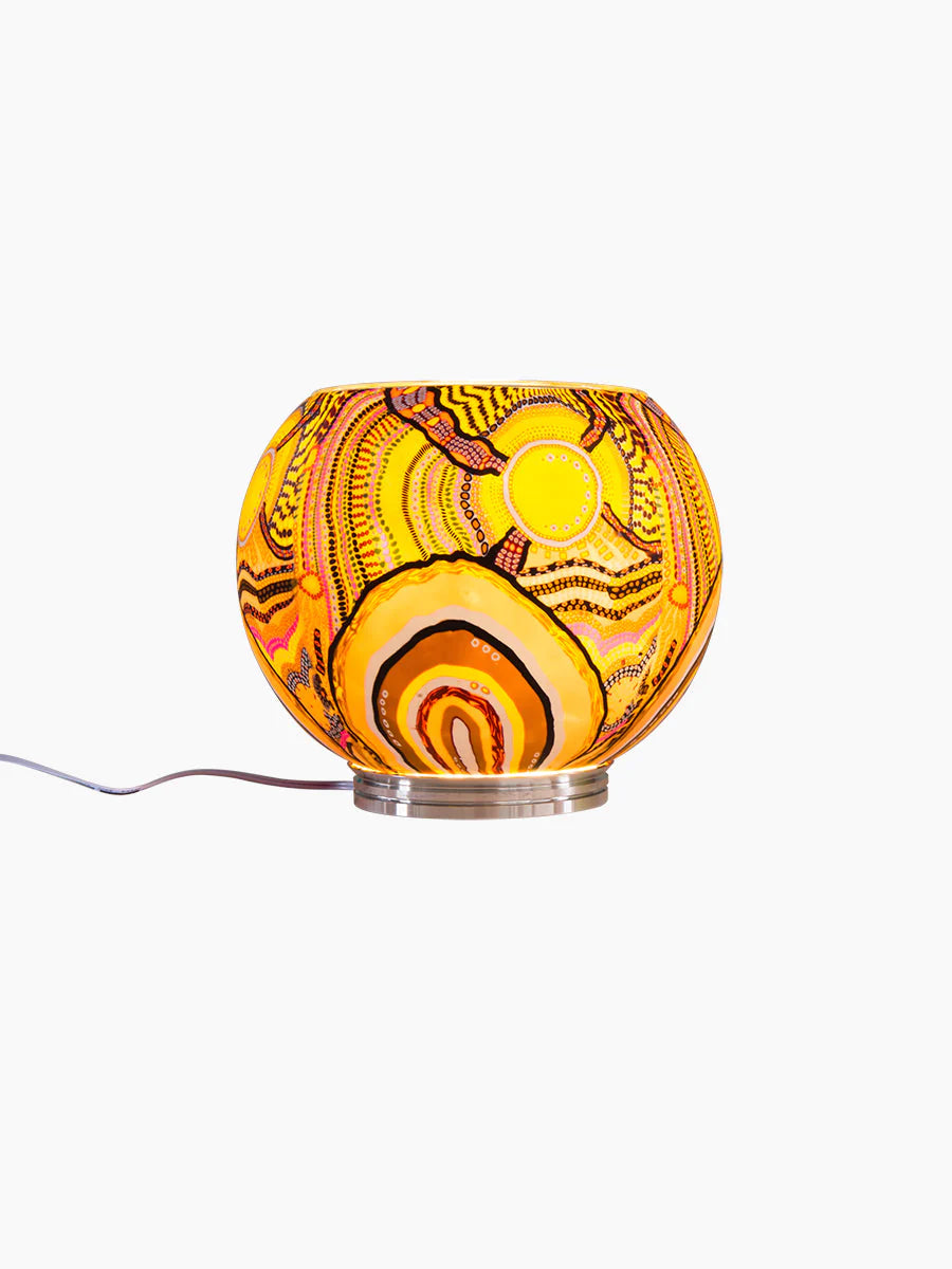 Aboriginal Journeys In The Sun Illuminating Candle Lamp Set