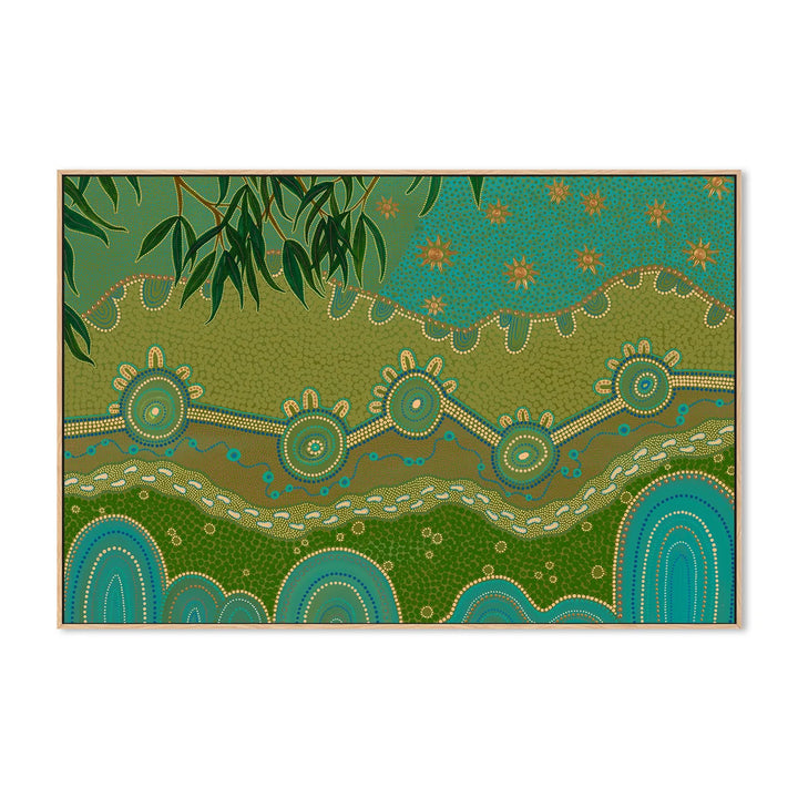 Spirit of the land 70x100cm / Framed Canvas Print