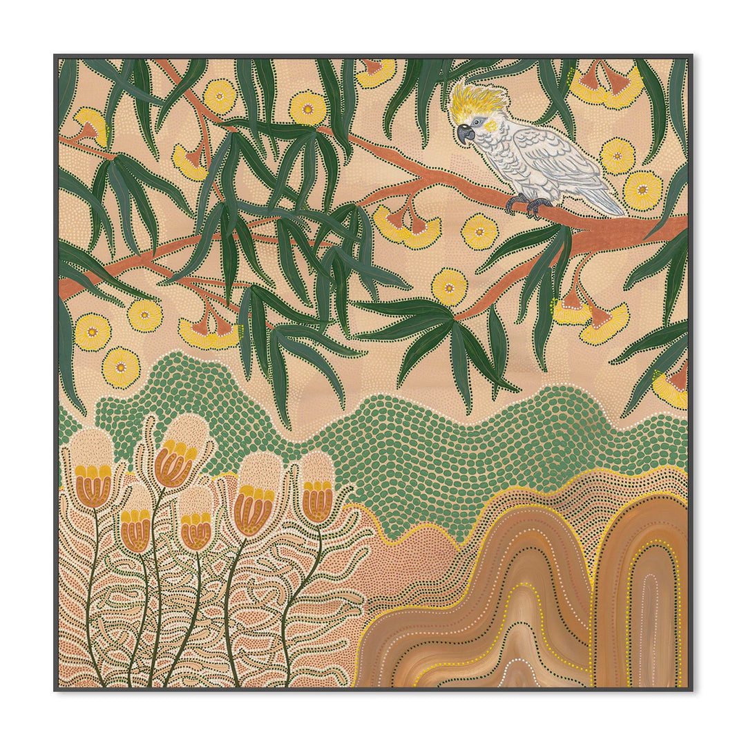 Tuka Mari 90x90cm / Framed Canvas Print