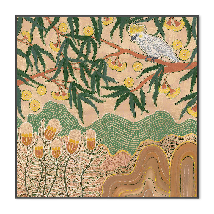 Tuka Mari 90x90cm / Framed Canvas Print
