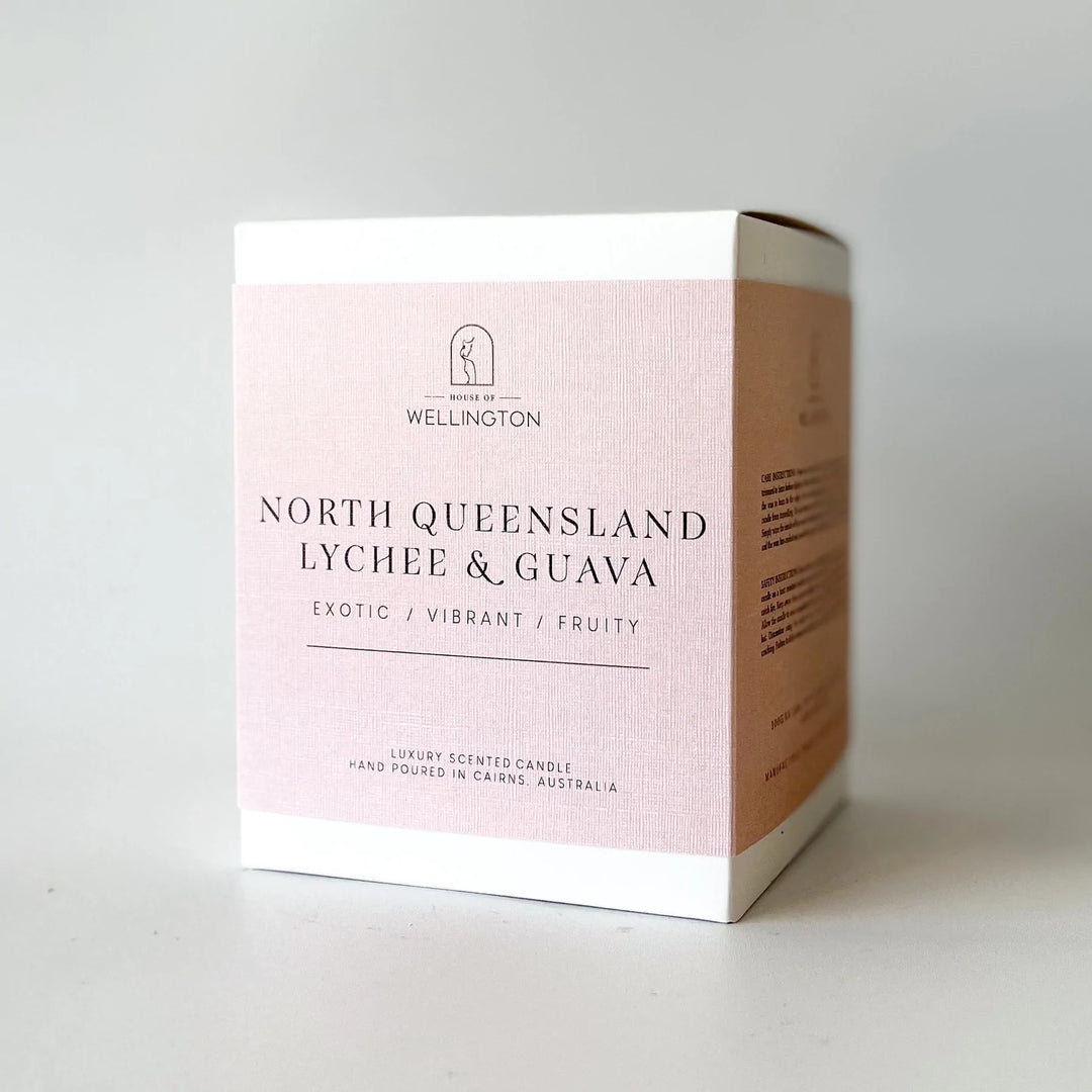 NORTH QUEENSLAND LYCHEE & GUAVA LARGE CANDLE