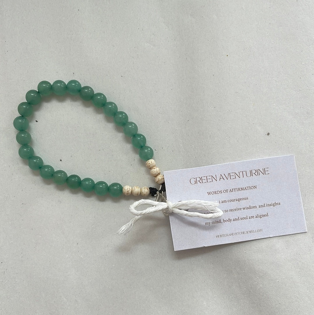 Hunter & Stone Green Aventurine bracelet