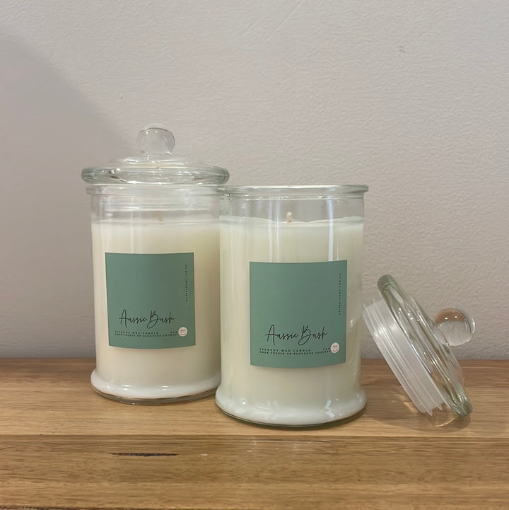‘Aussie Bush’ scented soy candle
