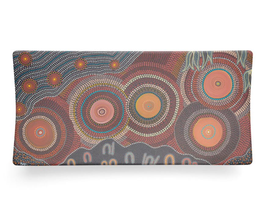 ‘BY MEEKA’ RESIN SERVING TRAY - Design 4